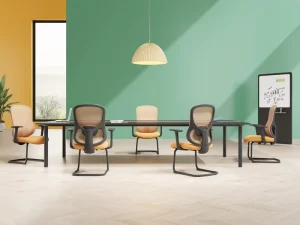 Meeting Chairs Comfortable for Company Staff Mesh Fabric Office Chairs Height adjustable and Swivel Computer Chairs