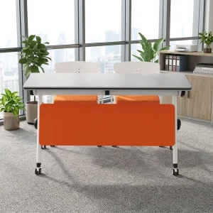 Meeting Table Conference Modern Foldable Modular Conference Room Long Table Expandable Training Table Office Furniture