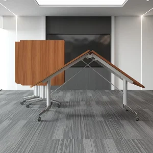 Mekia Solid Wood Conference Table Adjustable Eco Friendly Foldable Multi Functional Design for Home Office Hotel School Use