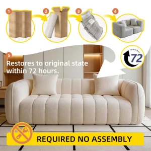 Memory Foam Vacuum Compressed Sofa Sectional Couch Canape Sofa Compressed Fabric Living Room Chaise Compression Sofa