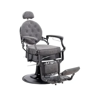 Men Footrest Barber Chair Reclining with Hydraulic Barber Chair Base