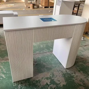 Mesa De Manicura Nail Desk Table Salon Manicure Modern with Table Shield
