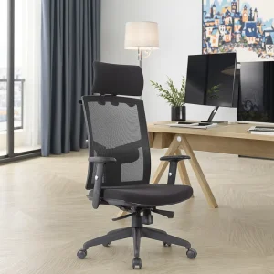 Mesh High Back Computer Executive Office Ergonomic Chair with Headrest