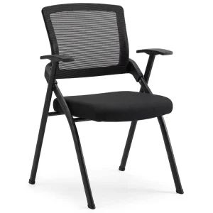 Mesh Office Chair Waiting Chairs for Hotel and Home Office Use Fixed Armrest Adjustable Height Commercial Furniture