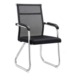 Mesh Staff Office Chair Chrome Cantilever Frame Fixed Guest Chair Adjustable Rolling Ergonomic Swivel Executive Chair