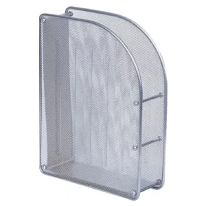 Mesh Wire File Holder Office Desk Desktop Files Magazine Holder Single-Grid Wire Magazine Rack