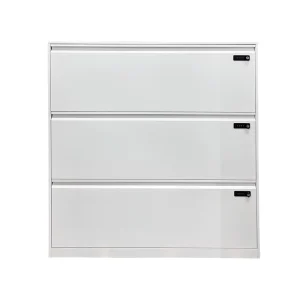 Metal 3 Layer Side Filer Steel Lateral File Storage Cabinet Custom Color Office Credenza Cabinet