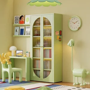 Metal Arched Bookshelf & Children’s Steel Bookshelf Ideal for Book Display in Study Rooms