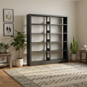 Metal Bookcase Steel Boltless Book Shelves for University School Library Study Reading Room Library Furniture