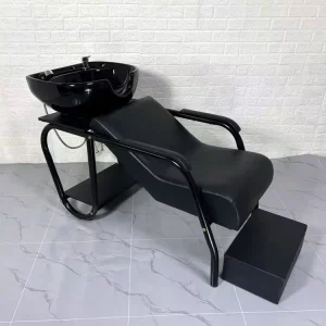 Metal Commercial Modern Minimalist Design Suitable for Hair Salons Barber Shops Hair Styling and Washing Beds