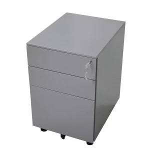 Metal File Cabinet with Glass Doors Cupboard Locker Steel Storage Wardrobe