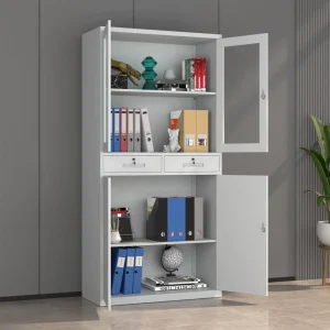 Metal Filing Office Cabinet Knock Down Design Multi Door Heavy Duty Storage Cabinet Factory Direct Customization Supported