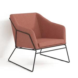 Metal Frame Moulded Injection Foam Living Room Accent Chair Office Waiting Reception Room VIP Single Sofa Chair