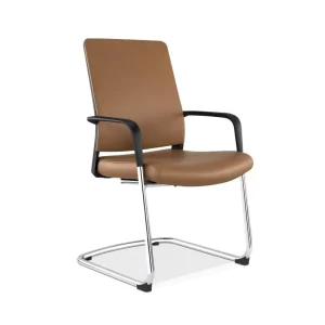 Metal Leather Visitor Reception Waiting Meeting Room Chairs Office Furniture Office Bow Chair