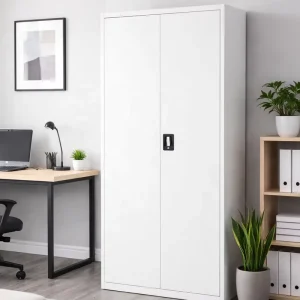 Metal Locker 2 Door Filing Cabinet Features Include lightning Lock Adjustable Shelves rust and Wear Resistant Easy to Assemble