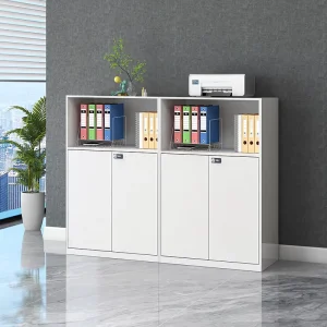 Metal Low Height Cabinet Durable Office Storage Filing Cabinet Heavy-Duty Filing Solution for Safe Office Storage
