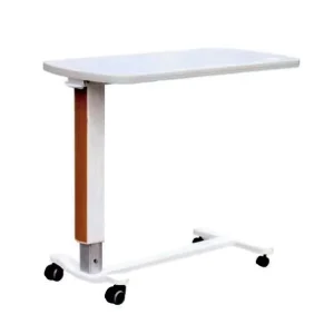 Metal Mobile Dining Table for Hospital Use