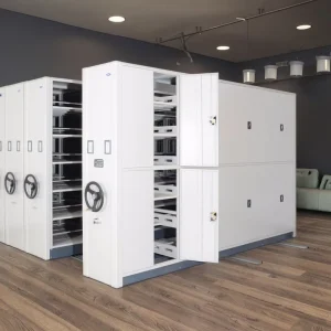 Metal Movable Mobile Shelving Mobile Steel File Compactor Compact Intelligent Steel Mobile Shelving