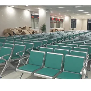 Metal Public Waiting Chairs for Airport Hospital School Mall Outdoor Use Durable Design