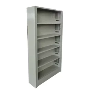Metal School Library Book Shelf Single Sided Steel Bookshelves