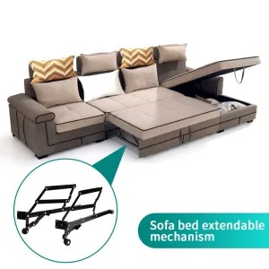 Metal Sofa Bed Extendable Mechanism Furniture Hinges for Wooden Sofa Bedroom Kitchen Hotel Hardware