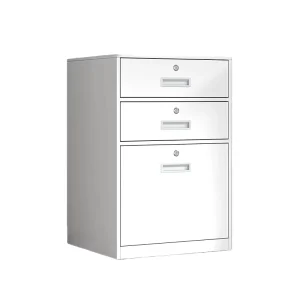 Metal Storage Cabinet Modern Adjustable 3 Drawer Office File Storage for Gym Hotel Desk Drawer Cabinet Commercial Use