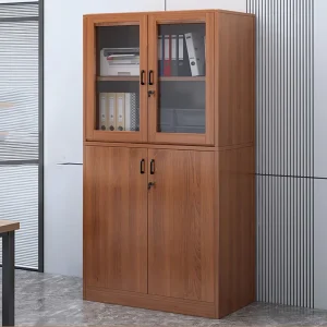 Metal Storage Cabinet Steel File Storage Cabinets Bookcase Cupboard for Home Office