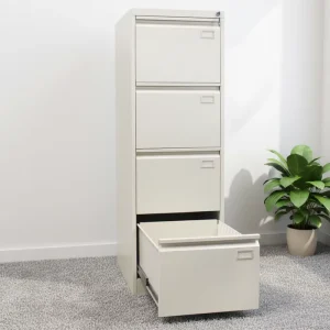 Metal Storage Cabinet for A4 File Storage Knock Down 4 Drawer Steel Cabinets and Drawers
