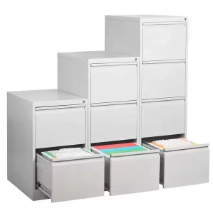 Metal Storage Cabinets with Lock Card File Box Office Furniture 2 3 4 Drawers Filing Cabinets