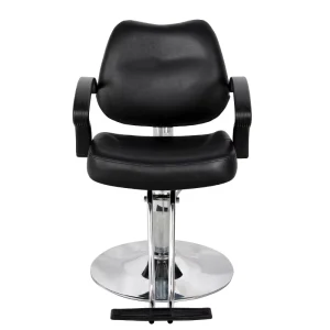 Metal Styling Chair Heavy Duty Hydraulic Pump Chrome Base Modern Design Adjustable Height 360 Degree Barber