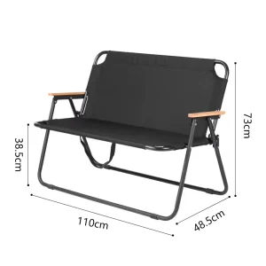 Metal Tripod Camping Chair Lightweight 600D Oxford Fabric Weather Resistant Foldable Design Home Patio Outdoor Picnic Portable