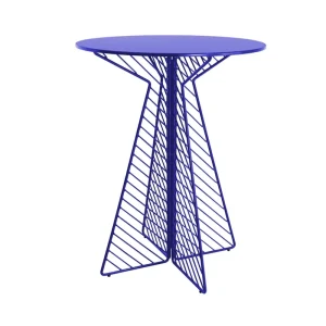 Metal Wire Bar Table High Table for Bars Pubs and Restaurants Powder Coated Metal Frame 1 Pc Pack