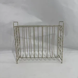 Metal Wire File Organizer Rack Desktop Magazine Holder for Office Home Storage