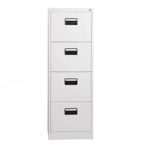 Metallic Steel Storage File Drawer Cabinet 4 Drawer Cabinet