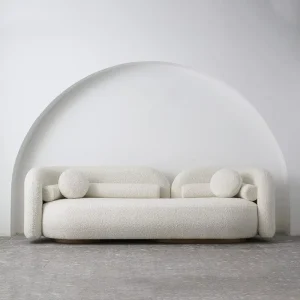 Mid Century Dual Purpose 2 Person Convertible Sectional Sofa Bed Set One Seat Fabric Compressed Sponge Filling for Living Room