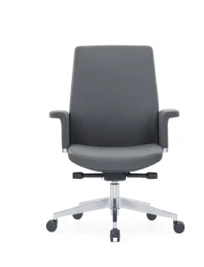 Mid back Gray Executive Ergonomic Convertible Office Chair