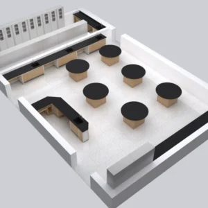 Middle East University School Physics Medical Modern Commercial Steel Wood Cabinet Hospital Grade Laboratory Furniture