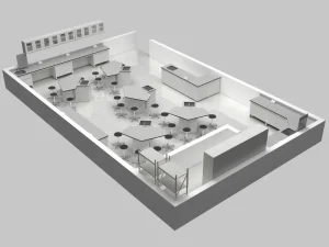 Middle East University School Physics Medical Modern Steel Wood Cabinet Hospital Grade Commercial Laboratory Furniture