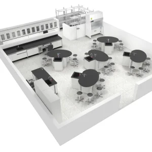 Middle East University School Physics Medical Modern Steel Wood Cabinet Hospital Grade Laboratory Furniture LB 02