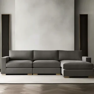 Minimalism Genuine Leather Comfortable Durable Sofa Set Sectional Can Be Customized Fabric Color L Shape for Living Room Villa