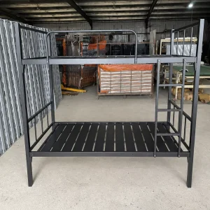 Minimalist Design Adult Metal Bunk Bed Adjustable for Hostels Apartments Bedrooms Hospitals