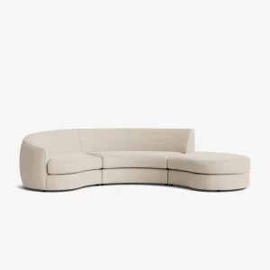 Minimalist Large Flat Living Room Curved Sofa Nordic Modern Exhibition Hall Hotel Reception Semicircular Combination Velvet