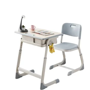 Minimalist Metal School Furniture Table and Chair Set for Primary Schools Kindergartens Home Offices