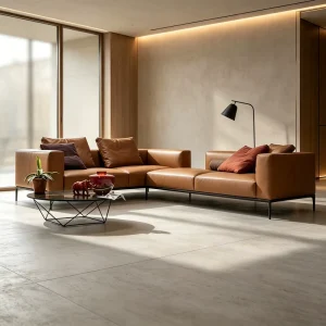 Minimalist Straight 3 Seater Nappa Leather Sectional Sofa Black Lacquer Metal Leg Modern Villa Living Room