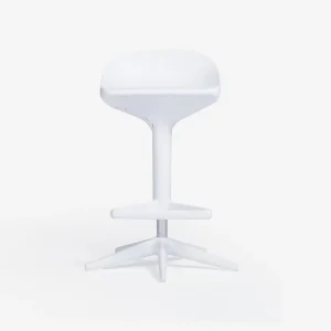 Minimalist Style Colorful Plastic Bar Stools Chair for Kitchen Hotel and Living Room Wood Panel Design