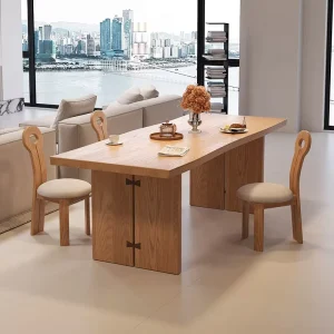 Minimalist Style Modern Simple Design Solid Wood Office Desk Work Table High Quality Durable for Reading Writing Office Use