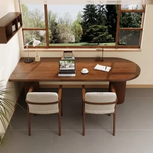 Minimalist Style Simple Design Solid Wood Office Desk Work Table for Reading Writing Office Use