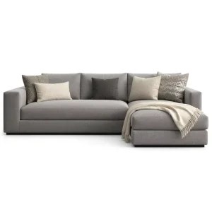 Minimalist Wash Free Tech Fabric Square Extendable Corner Chaise Lounge Sofa Set Modern Living Room Sectional Mall Hotel