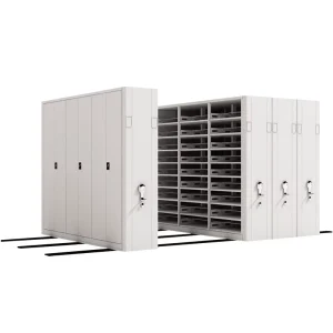 Mobile Compactor Storage Shelving System Heavy Duty Steel Archive Filing Cabinet for Office Library Use