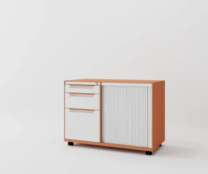 Mobile Filing Cabinet with Drawers Lock Multi Application Steel Metal Document Great Storage Sliding Office Cabinet Furniture